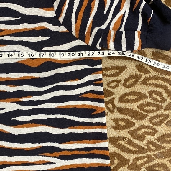 Ann Taylor sweater dress Womens Midi pullover crew neck puff sleeve Plus Sz XXL - Picture 7 of 8